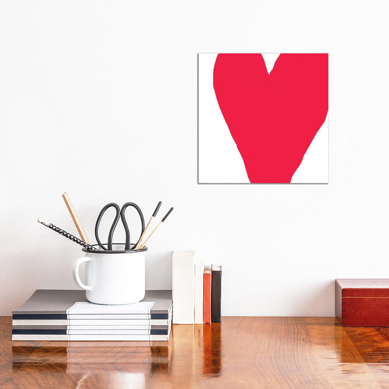 Love 1 Piece Wrapped Canvas Wall Art, 30.48cm H x 30.48cm W x 1.905cm W