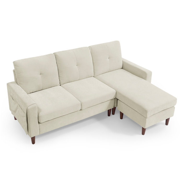 Latitude Run® Jamyira 80'' Chenille Square Arm Modular Sofa 