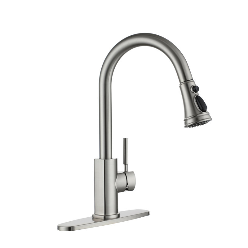 Pull Down Kitchen Faucet, Brushed Nickel