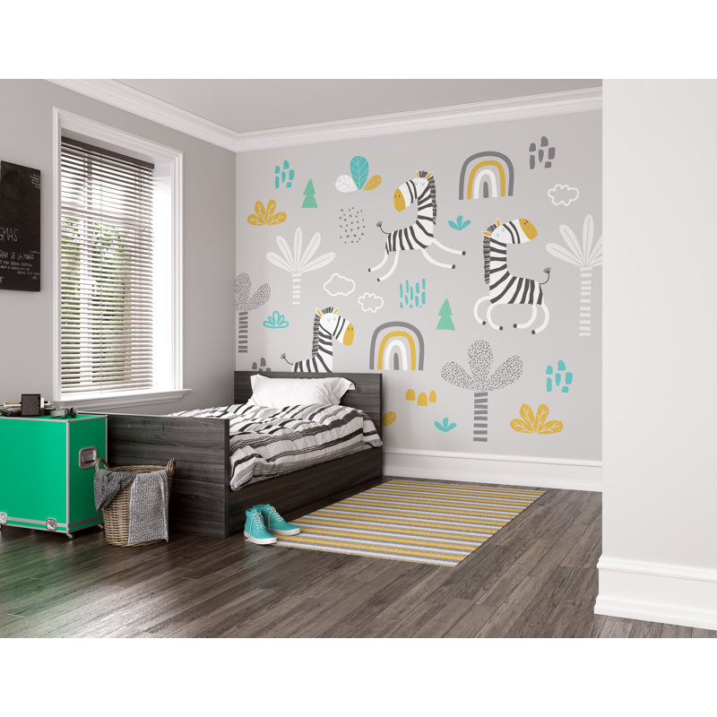 Matte Non-Pasted Wall Mural, 280cm L x 350cm W, Green