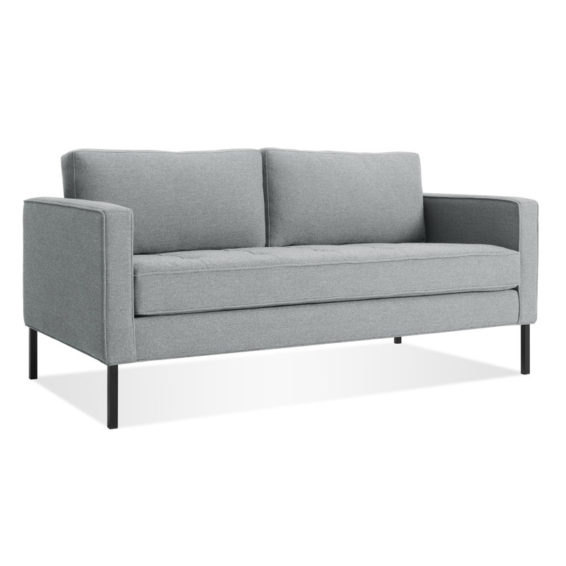 Paramount Loveseat, Sanford Ceramic Crossweave, Metal