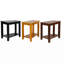 Contemporary Chairside Table With Lower Shelf Wedge Shape Wooden Furniture 1Pc Side Table