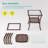 Houa Square Metal Outdoor Side Table , 18'' in. W 18'' in. D-1621806489