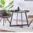 Carpi Round Metal Base Dining Table-592364007-592364024