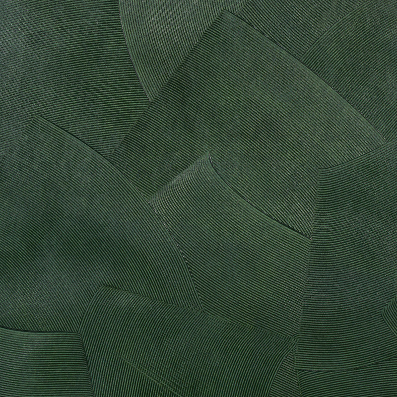 Papier peint Schumacher x David Kaihoi, Feuille verte