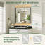 Miroir de salle de bain mural Llesenia-184043331-179273157-184043387