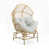 Coussin taupe / structure en teck est en rupture de stock sélectionné