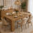 78.7" Dining Table, Rectangle Kitchen Dinner Table For 6