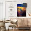 Avery Crossing Goldenes Land Vor Dunkelblauem Himmel-108233899