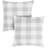 Banbridge Plaid Outdoor Reversible Throw Pillow-21314899-21474290