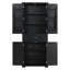 Armoire de rangement pour salle de bain avec portes et tiroir, plusieurs espaces de rangement, tablette réglable-1787071926
