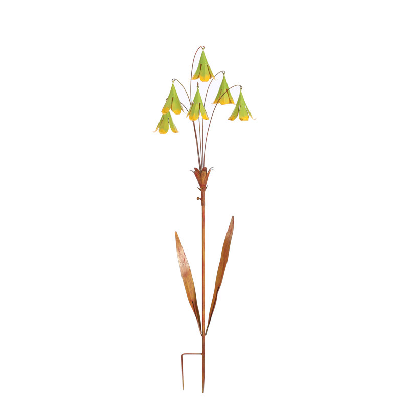 Décoration de jardin rustique, Jaune