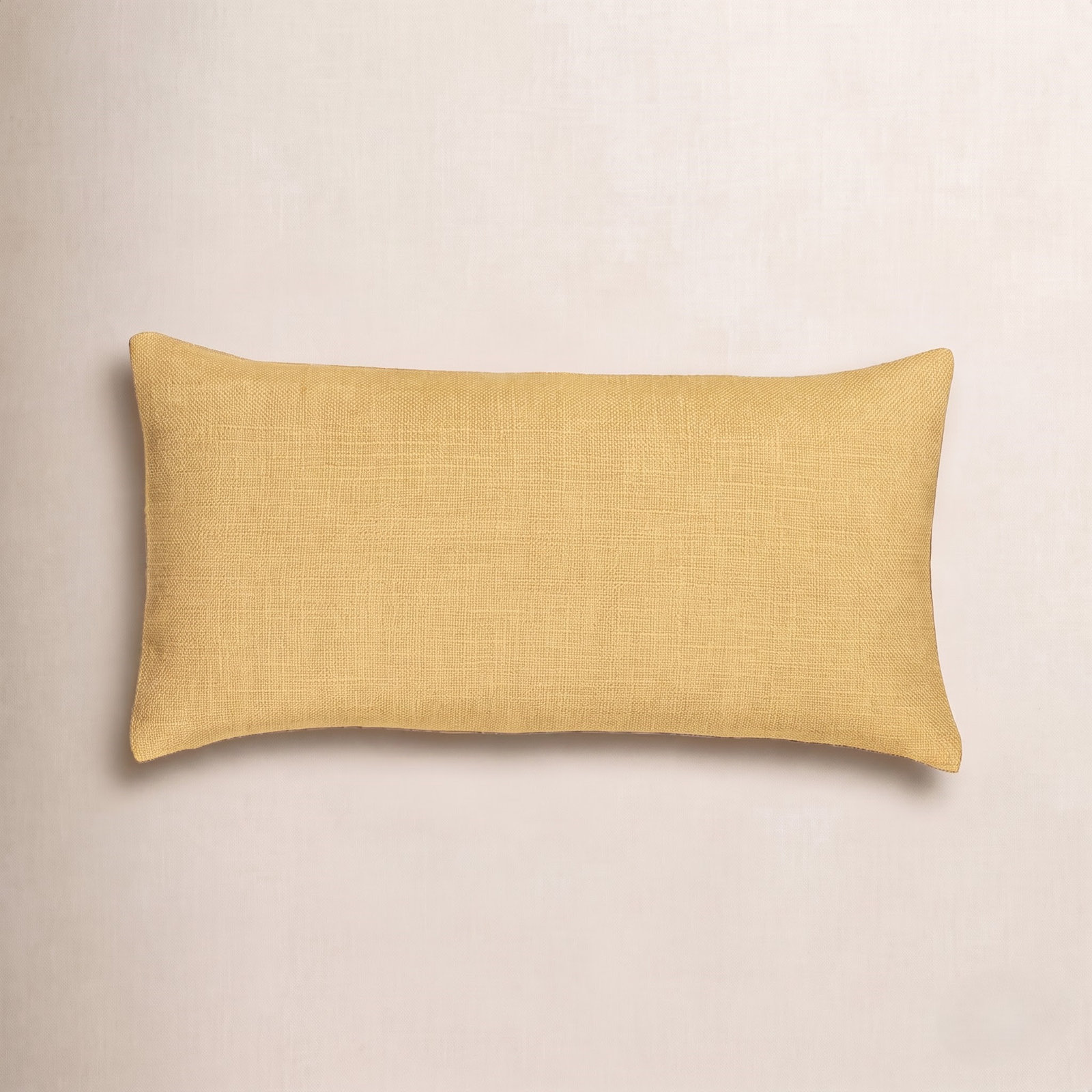 26" x 14" Throw Pillow, Feather, Yellow