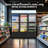 Commercial Beverage Refrigerator, 38.9 Cu.Ft. 3 Glass Door Display Refrigerator with 360° Circulation Cooling, Frost-Free, Soft LED Light, Adjustable Shelves Beverage Refrigerator Cooler-126124531