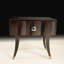 Transitional Black Lacquer One-Drawer Nightstand