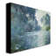 Wrapped Canvas Wall Art - Claude Monet 'Branch Of The Seine Near Giverny' Wall Art for Living Room, Bedroom, or Office Décor - 35x47-452346466-421572065