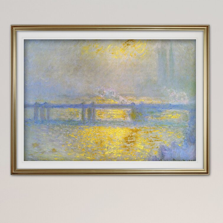 Vault W Artwork Rectangle Framed by Claude Monet Print Wayfair