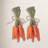 14" Jute Carrot Bunch
