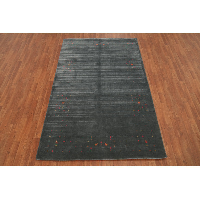 Tapis tribal fait à la main 5 x 8 po