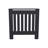 Radiator Cover Cabinet With Slatted Panel, Modern Home Furniture For Heating Units, Ventilated Decorative Enclosure, Black-125136587