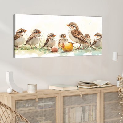Reproduction d'art sur toile Botanical Bird