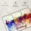 Chicago Skyline Colors, reproduction d'art sur toile-92760660
