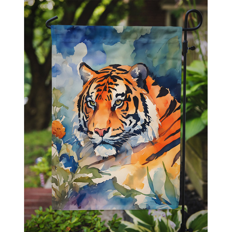 Drapeau du jardin du tigre
