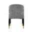 Chaise de salle à manger grise-975704243