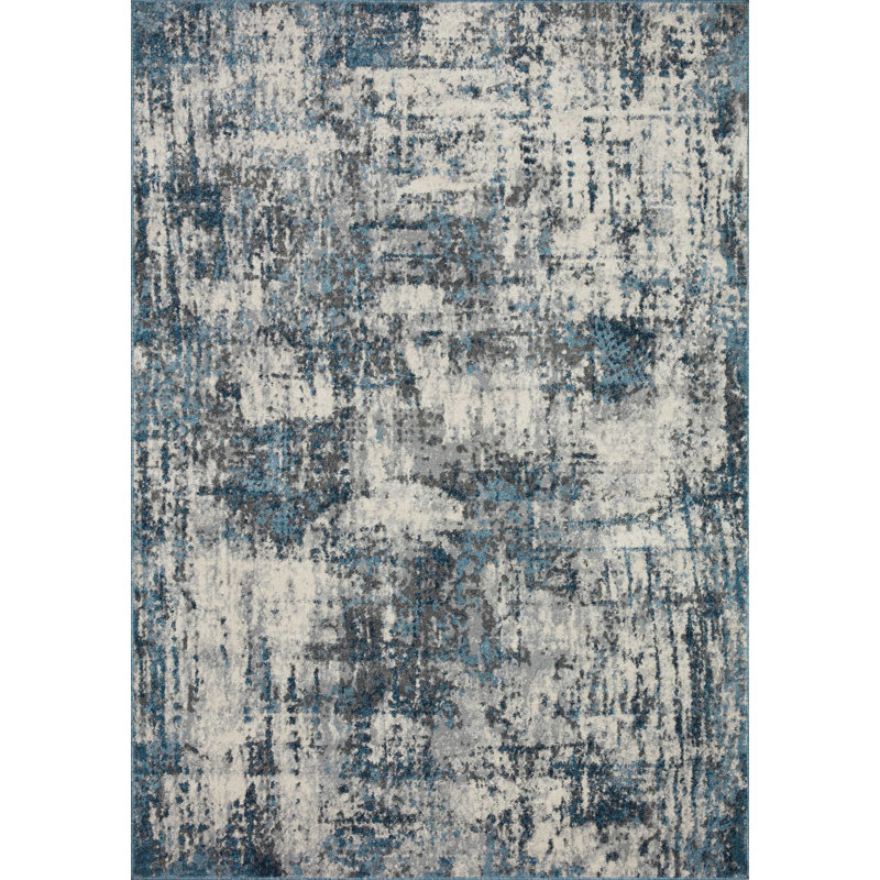 Bergulv Abstract Indoor Rug, Rectangle 9'3" x 13'3"