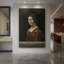 La Belle Ferronnière, toile tendue par Leonardo Da Vinci-963068462