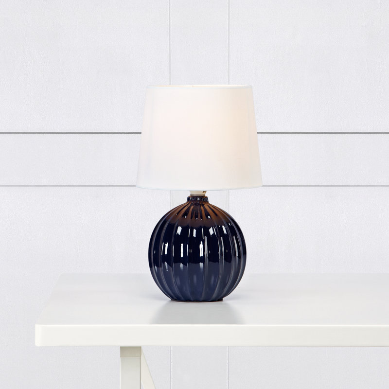 Burdick Ceramic Table Lamp, Blue