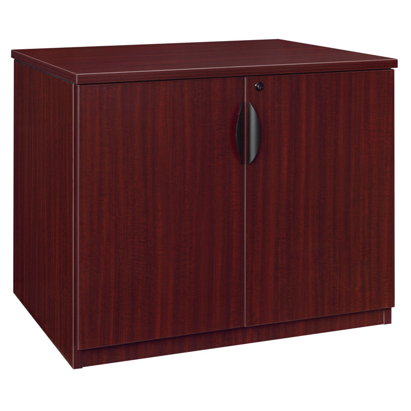 Office Storage Cabinet, Mahogany
