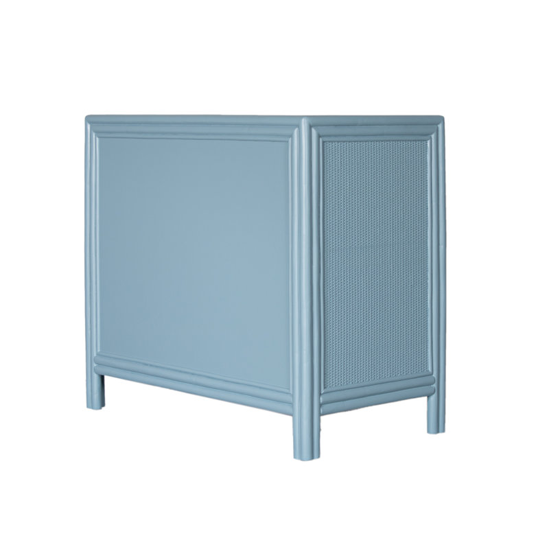 Aruba 4 - Drawer Nightstand, Pool Blue