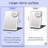 Rechargeable Lighted Magnifying Travel Makeup Mirror-1608550988