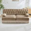 Canapé Chesterfield en velours doux capitonné à boutons-1926184431