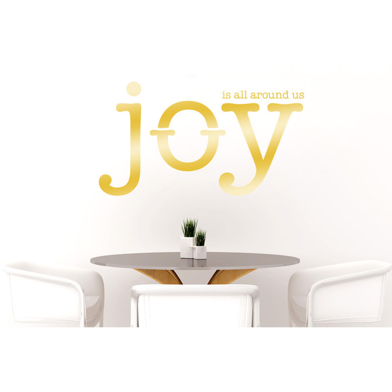 Wall Decal, Medium, Shiny Gold
