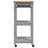 vidaXL Kitchen Trolley MONZA 23.6"x15.7"x34.8" Solid Wood Pine-940442219