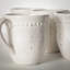 Grande tasse en forme de flocon de neige blanc 4,25 "