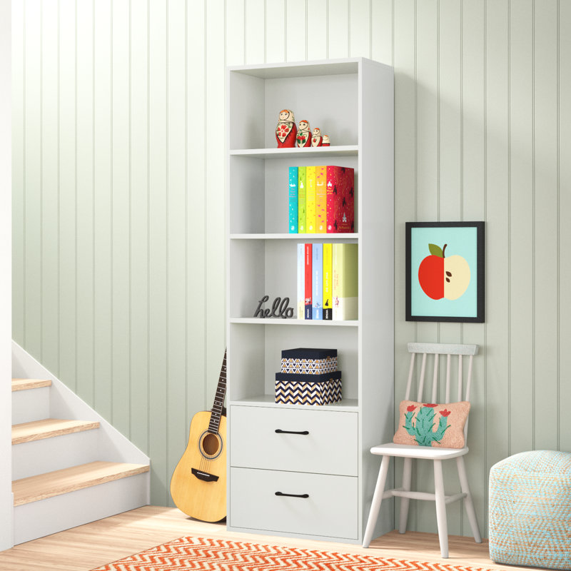 Aranea Bookcase Storage Bookcase, White