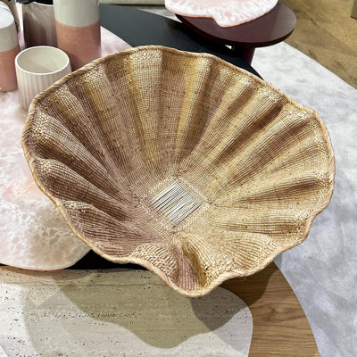 Dancing Handwoven Basket Bowl