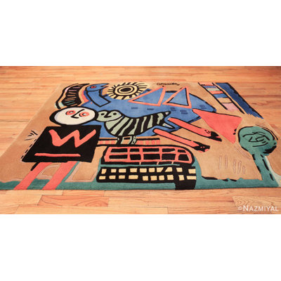 Scandinavian One-of-a-Kind Rectangle 6'6" X 9'1" Area Rug