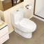 Toilette allongée une pièce à chasse double 1,1 / 1,6 GPF avec siège à fermeture en douceur Siphonic (siège inclus)-125361178-125361179