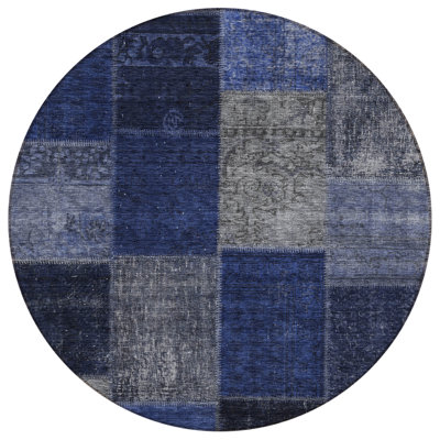 Fareham Washable Patchwork Indoor / Outdoor Rug