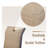 Swivel Upholstered Counter Stool with Metal Frame