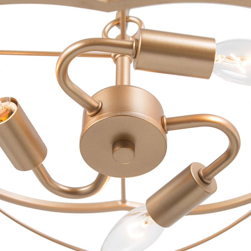 Luminaire suspendu moderne 3 lumières Glam Cage