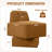 22"Wide Modern Swivel Small Accent Chair for Small Space-118494494