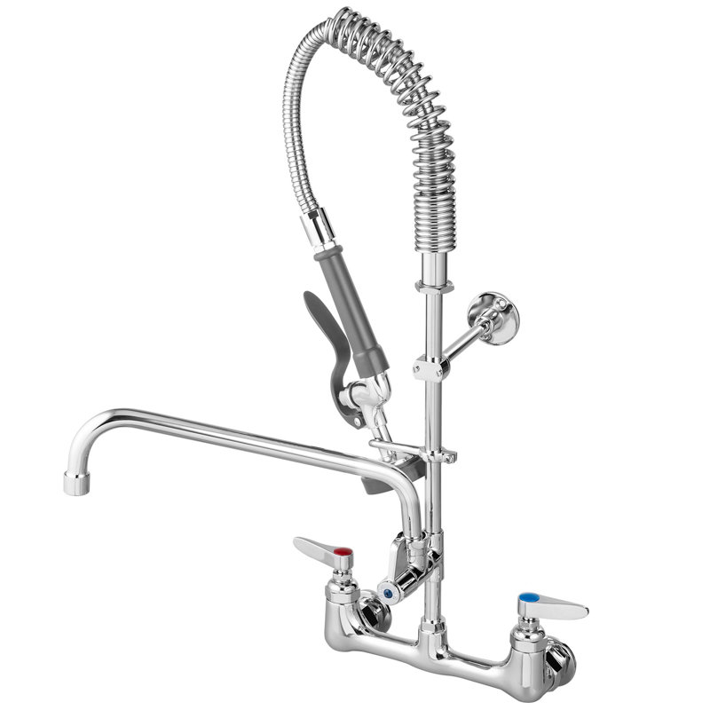 Robinet de cuisine rétractable à poignée double