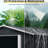 8ft X 6ft Metal Storage Shed In Black, Galvanized Iron Construction For Longevity, Punched Vents, Sliding Door With Padlock, Easy Assembly Process Build Strength, Air Method-118124243-118124244