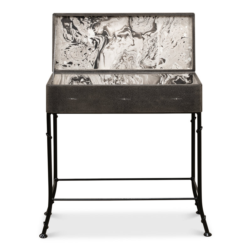 Shagreen End Table