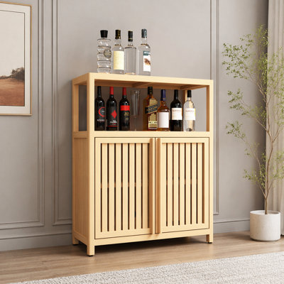 Large Capacity Bamboo Storage Cabinet Furniture for Bathroom